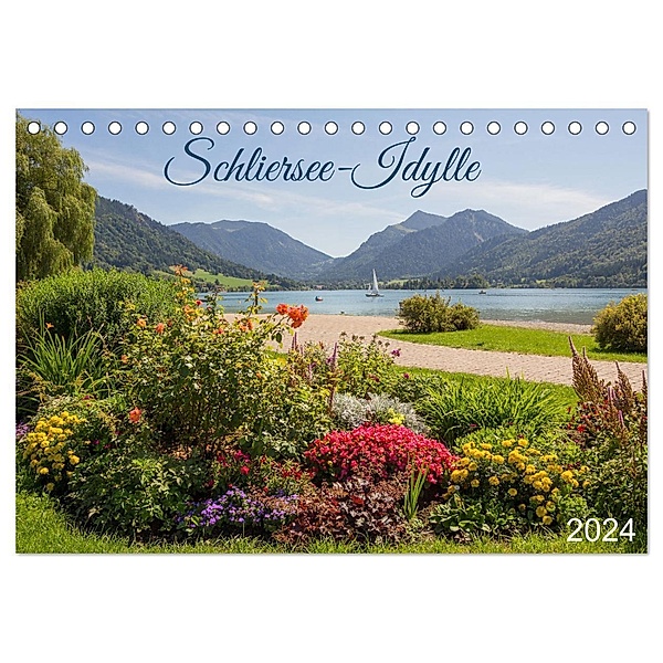 Schliersee-Idylle 2024 (Tischkalender 2024 DIN A5 quer), CALVENDO Monatskalender, SusaZoom