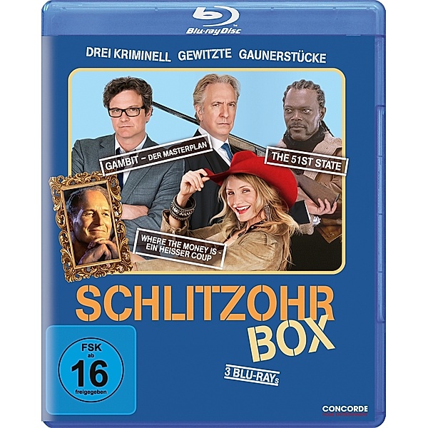 Schlitzohr-Box BLU-RAY Box, Ethan Coen, Joel Coen Stel Pavlou E. Max Frye, Topper Lilien, Carroll Cartwright