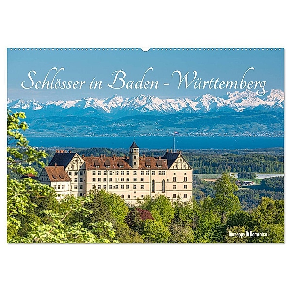 Schlösser in Baden-Württemberg (Wandkalender 2024 DIN A2 quer), CALVENDO Monatskalender, Giuseppe Di Domenico