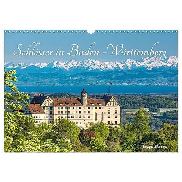 Schlösser in Baden-Württemberg (Wandkalender 2025 DIN A3 quer), CALVENDO Monatskalender, Calvendo, Giuseppe Di Domenico