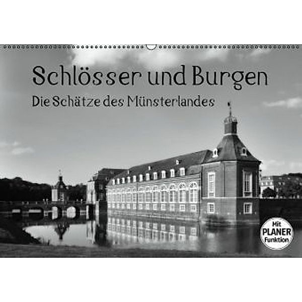 Schlösser und Burgen. Die Schätze des Münsterlandes (Wandkalender 2016 DIN A2 quer), Paul Michalzik