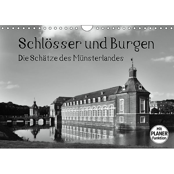 Schlösser und Burgen. Die Schätze des Münsterlandes (Wandkalender 2018 DIN A4 quer), Paul Michalzik