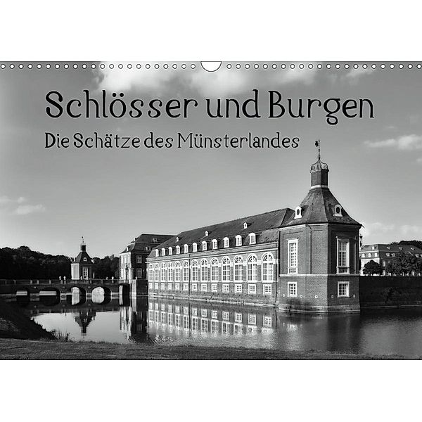 Schlösser und Burgen. Die Schätze des Münsterlandes (Wandkalender 2021 DIN A3 quer), Paul Michalzik