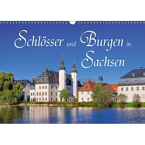 Schlösser und Burgen in Sachsen (Wandkalender 2019 DIN A3 quer), LianeM