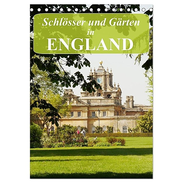 Schlösser und Gärten in England (Tischkalender 2024 DIN A5 hoch), CALVENDO Monatskalender, Gisela Kruse