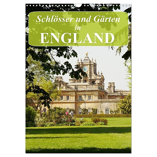 Schlösser und Gärten in England (Wandkalender 2024 DIN A3 hoch), CALVENDO Monatskalender, Gisela Kruse