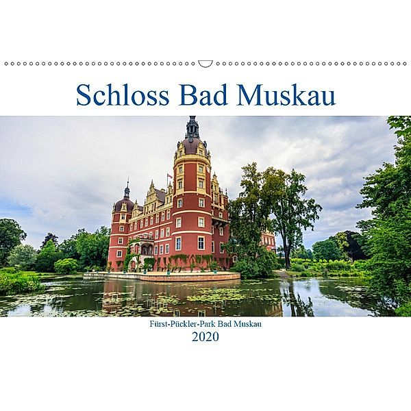 Schloss Bad Muskau (Wandkalender 2020 DIN A2 quer), IAM photography