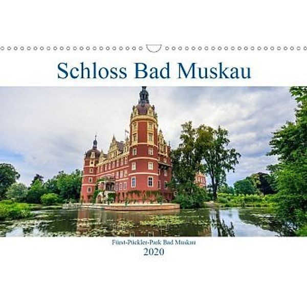 Schloss Bad Muskau (Wandkalender 2020 DIN A3 quer), IAM photography
