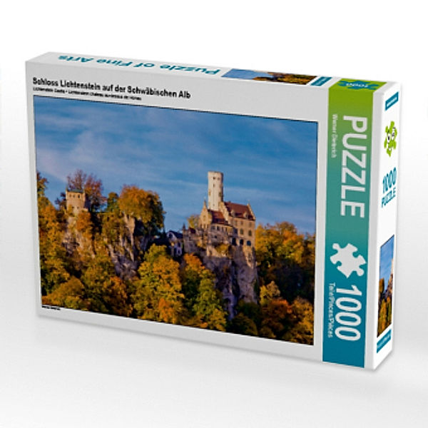 Schloss Lichtenstein auf der Schwäbischen Alb (Puzzle), Werner Dieterich