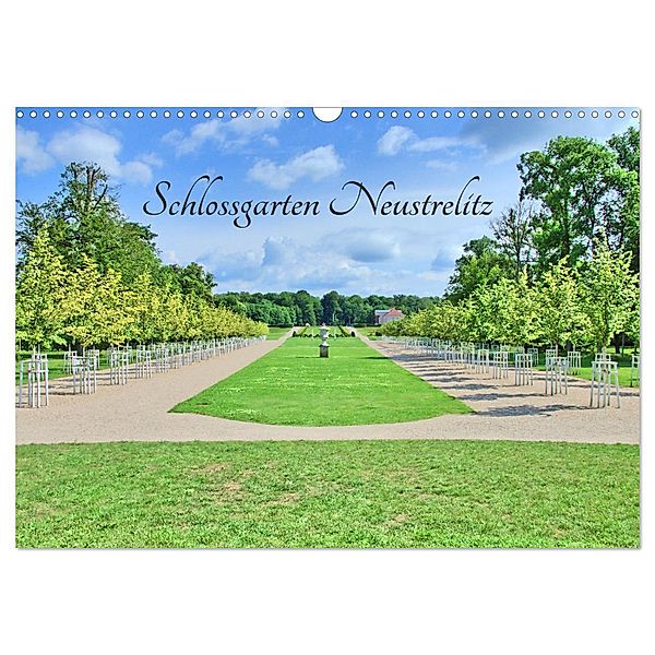 Schlossgarten Neustrelitz (Wandkalender 2024 DIN A3 quer), CALVENDO Monatskalender, Andreas Berger