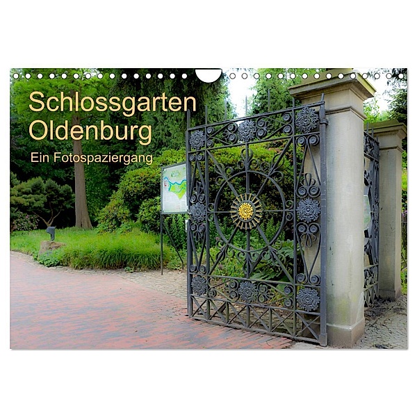 Schlossgarten Oldenburg. Ein Fotospaziergang (Wandkalender 2024 DIN A4 quer), CALVENDO Monatskalender, Erwin Renken