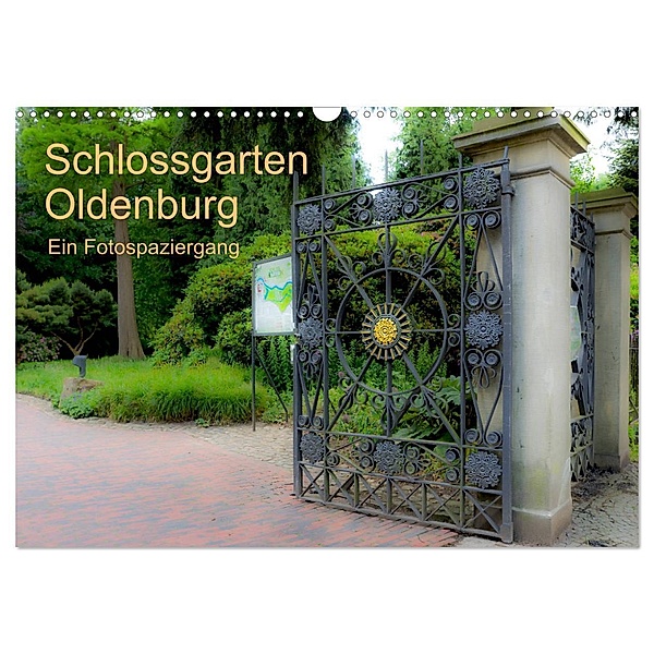 Schlossgarten Oldenburg. Ein Fotospaziergang (Wandkalender 2024 DIN A3 quer), CALVENDO Monatskalender, Erwin Renken
