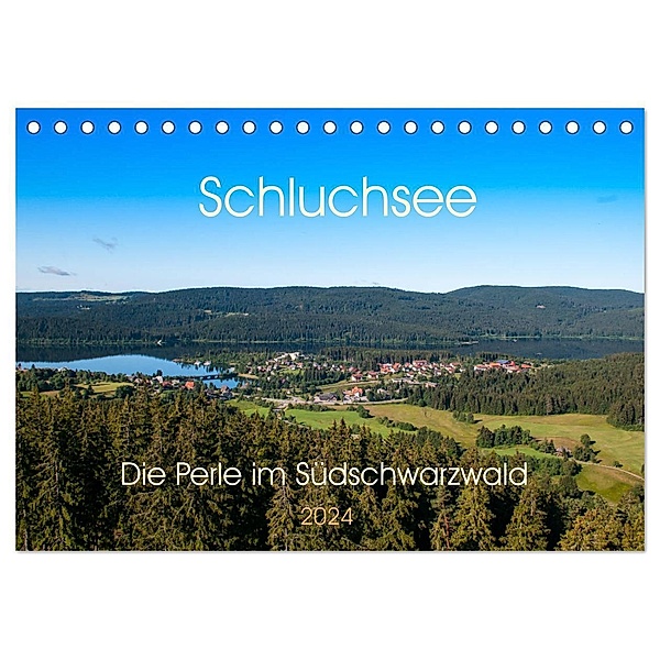 Schluchsee Naturpark Südschwarzwald (Tischkalender 2024 DIN A5 quer), CALVENDO Monatskalender, Photo4emotion.com