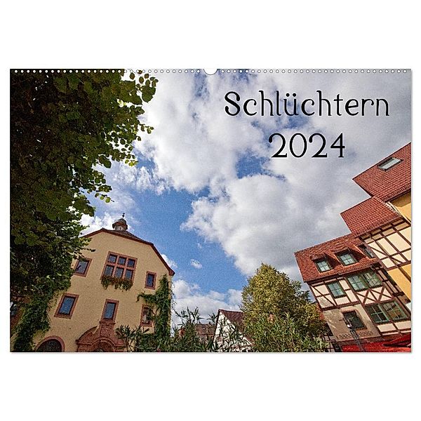 Schlüchtern 2024 (Wandkalender 2024 DIN A2 quer), CALVENDO Monatskalender, E. Ehmke