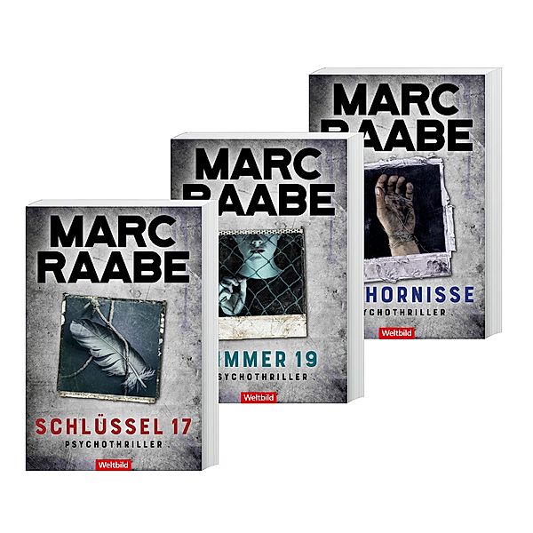 Schlüssel 17/Zimmer 19/ Die Hornisse / Tom Babylon Bd. 1-3, Marc Raabe