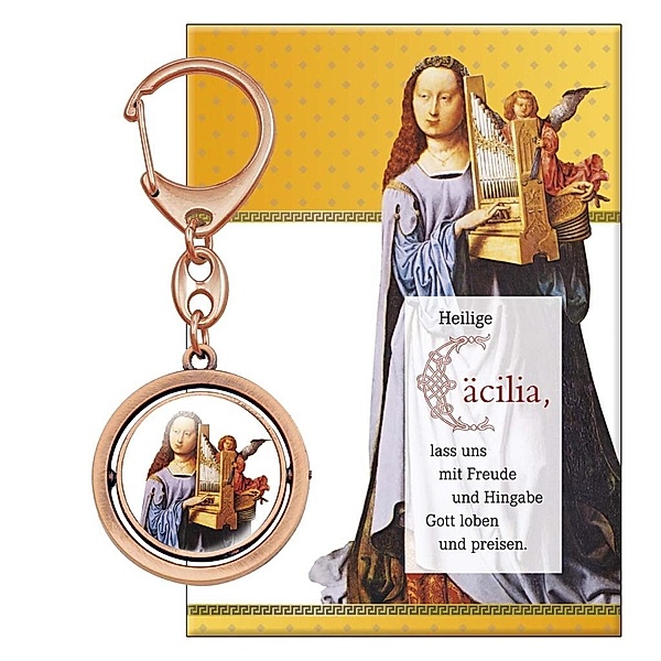 Schlüsselanhänger »Heilige Cäcilia«