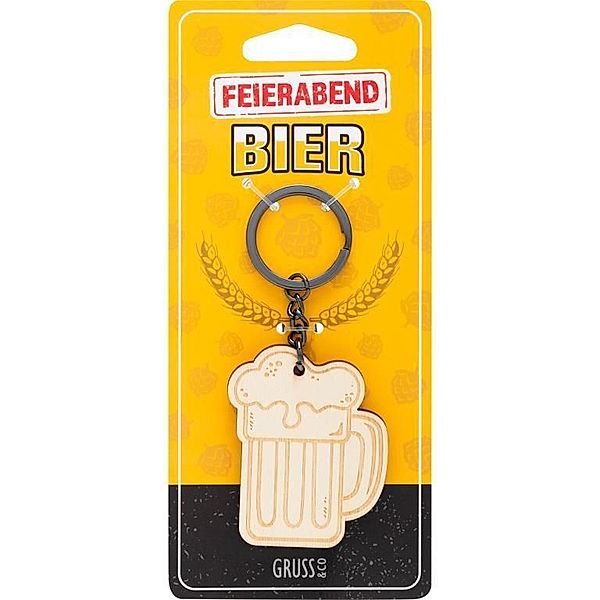 Schlüsselanhänger Motiv Bier