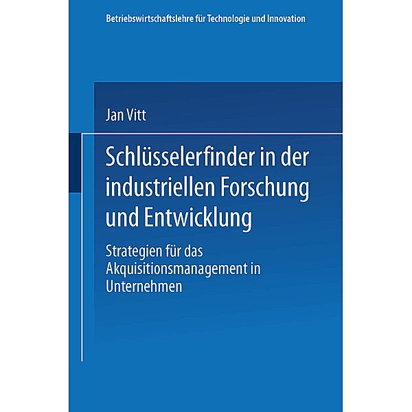 Schlüsselerfinder in der industriellen Forschung und Entwicklung, Jan Vitt