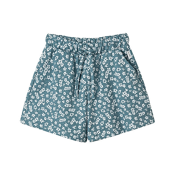 Sanetta Pure Schlupf-Shorts FLOWERS in azur