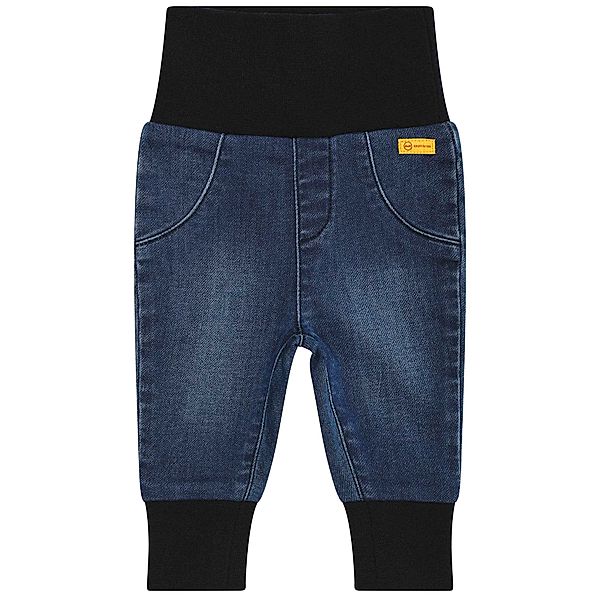 Steiff Schlupfjeans DENIM BEAR mit Bündchen in mood indigo