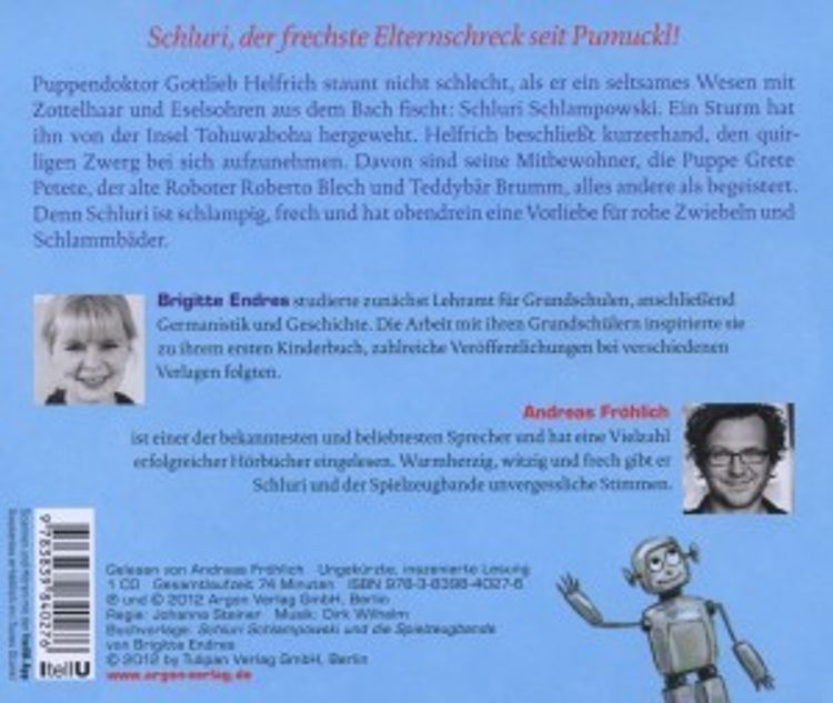 Schluri Schlampowski - 1 - Schluri Schlampowski und die Spielzeugbande  Hörbuch