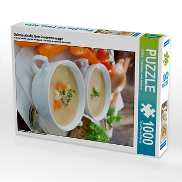 Schmackhafte Gemüsecremesuppe (Puzzle), HETIZIA Fotodesign