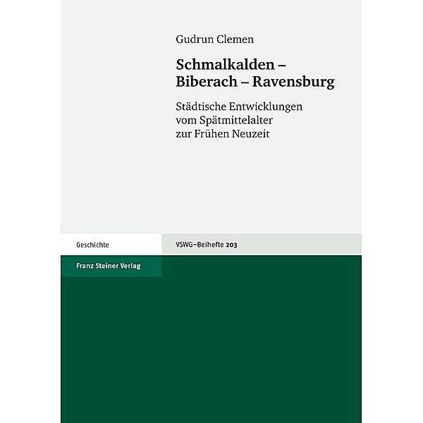 Schmalkalden - Biberach - Ravensburg, Gudrun Clemen