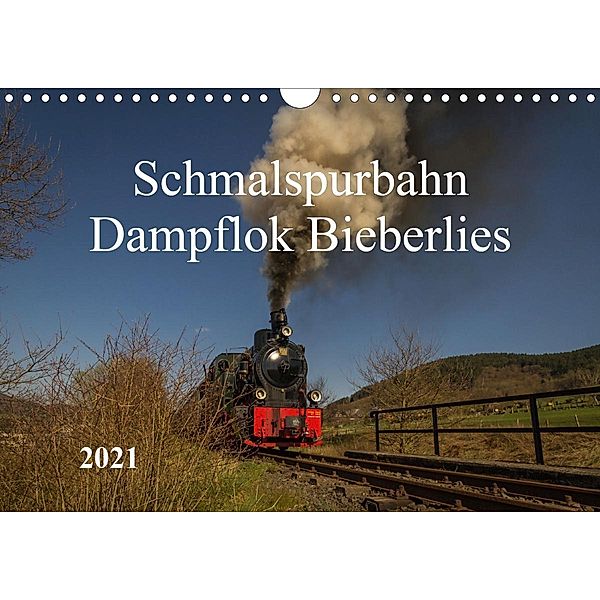 Schmalspurbahn Dampflok Bieberlies (Wandkalender 2021 DIN A4 quer), Simone Rein