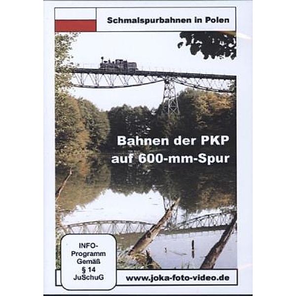 Schmalspurbahnen in Polen - Bahnen der PKP auf 600-mm-Spur,1 DVD