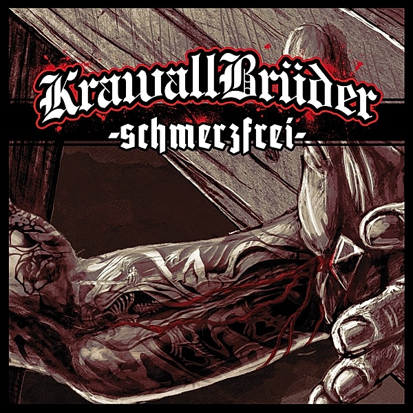 Schmerzfrei (Grün,Schwarz,Weiss Marmoriert) (Vinyl), Krawallbrüder