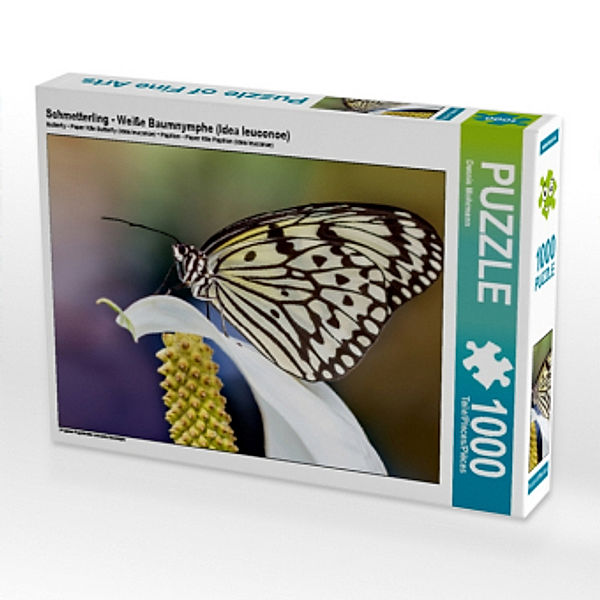 Schmetterling - Weiße Baumnymphe (Idea leuconoe) (Puzzle), Dennis Mohrmann