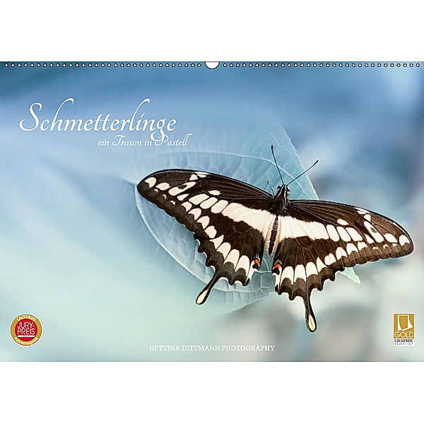 Schmetterlinge - ein Traum in Pastell (Wandkalender 2019 DIN A2 quer), Bettina Dittmann