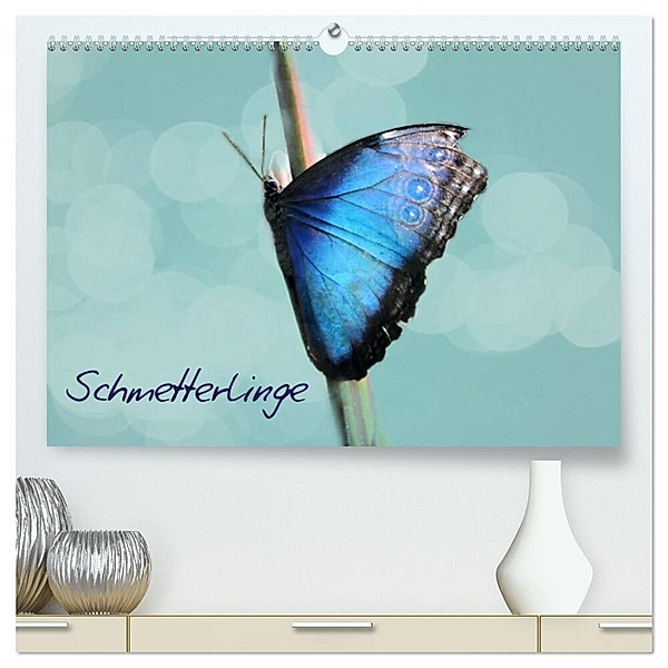Schmetterlinge (hochwertiger Premium Wandkalender 2024 DIN A2 quer), Kunstdruck in Hochglanz, Heike Hultsch