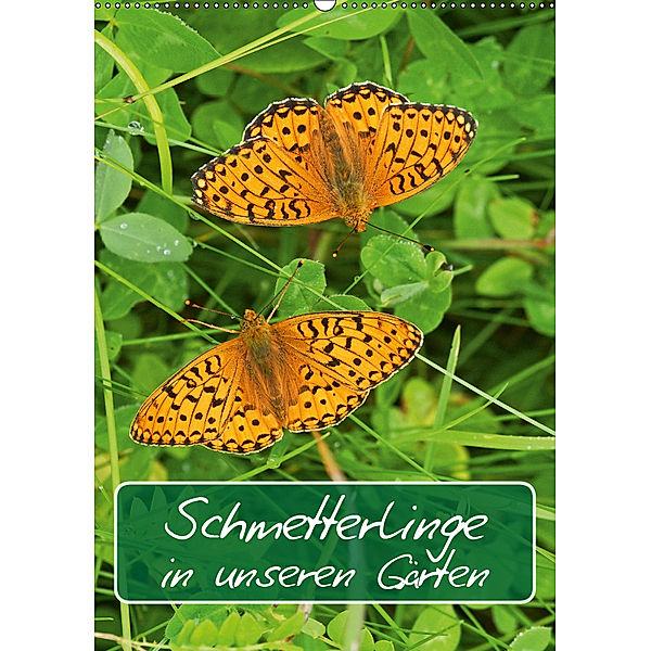 Schmetterlinge in unseren Gärten / Planer (Wandkalender 2019 DIN A2 hoch), Karl-Hermann Althaus