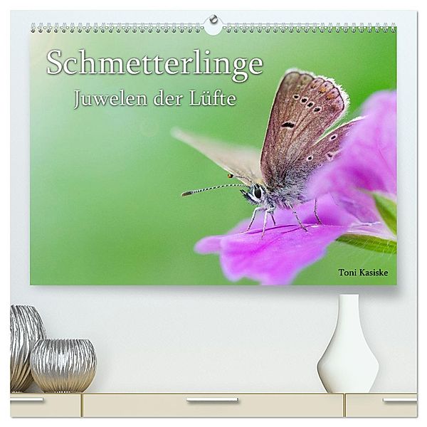 Schmetterlinge - Juwelen der Lüfte (hochwertiger Premium Wandkalender 2025 DIN A2 quer), Kunstdruck in Hochglanz, Calvendo, Toni Kasiske