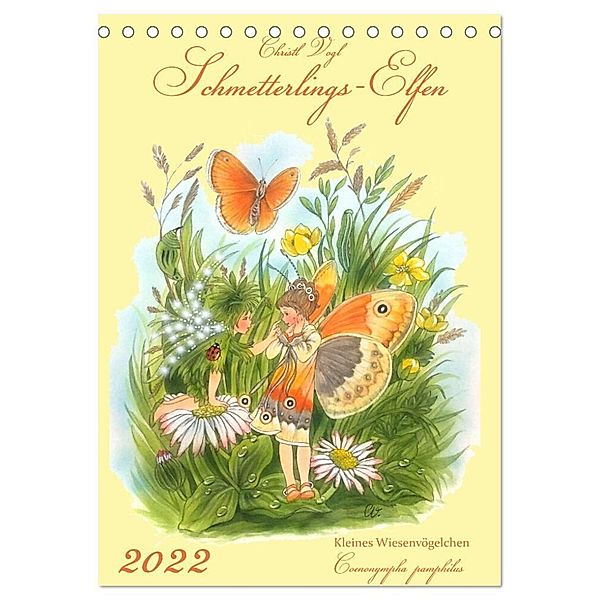 Schmetterlings-Elfen (Tischkalender 2024 DIN A5 hoch), CALVENDO Monatskalender, Christl Vogl