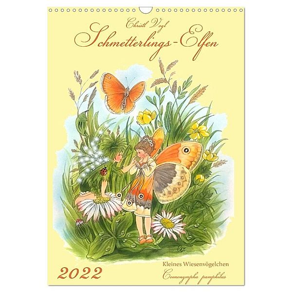 Schmetterlings-Elfen (Wandkalender 2024 DIN A3 hoch), CALVENDO Monatskalender, Christl Vogl