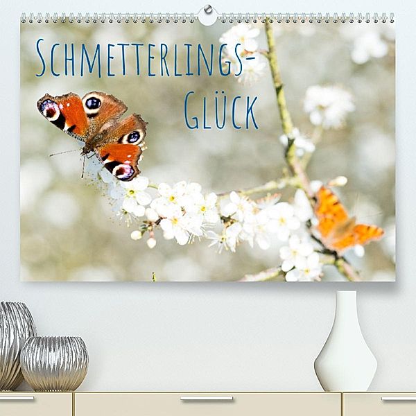 Schmetterlings-Glück (Premium, hochwertiger DIN A2 Wandkalender 2023, Kunstdruck in Hochglanz), Carola Vahldiek