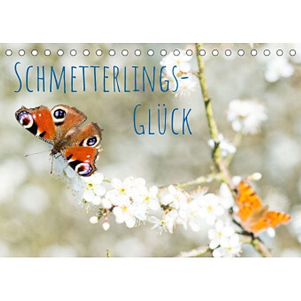 Schmetterlings-Glück (Tischkalender 2022 DIN A5 quer), Carola Vahldiek