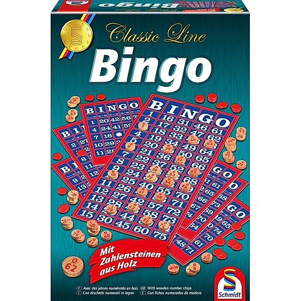 SCHMIDT SPIELE Schmidt - Classic Line Bingo, Gesellschaftsspiel