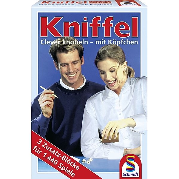 SCHMIDT SPIELE Schmidt - Kniffel Kniffel-Block, 3er-Set, für 1440 Spiele