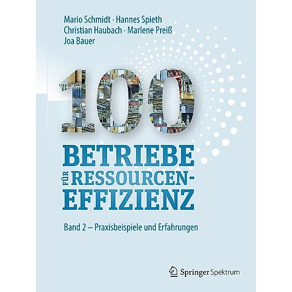 Schmidt, M: 100 Betriebe für Ressourceneffizienz, Mario Schmidt, Hannes Spieth, Christian Haubach, Marlene Preiss, Joa Bauer
