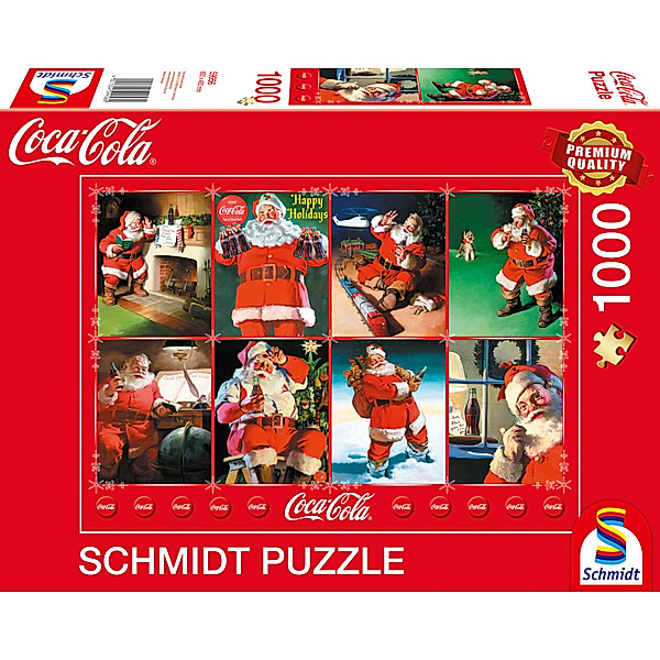 SCHMIDT SPIELE Schmidt Puzzle 1000 - Coca Cola - Santa Claus (Puzzle)
