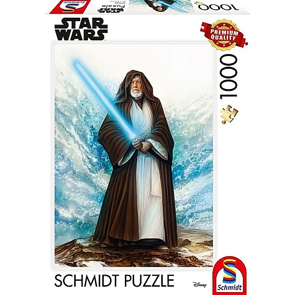 SCHMIDT SPIELE Schmidt Puzzle 1000 - Lucas Film, Monte Moore, The Jedi Master
