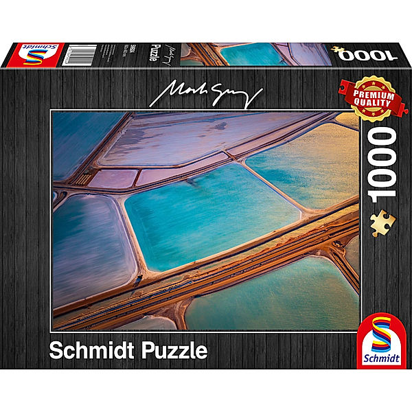 SCHMIDT SPIELE Schmidt Puzzle 1000 - Pastelle (Puzzle), Mark Gray