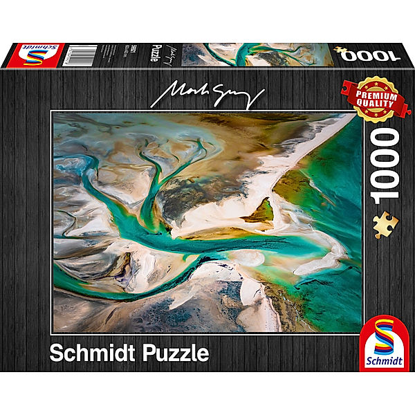 SCHMIDT SPIELE Schmidt Puzzle 1000 - Verschmelzung (Puzzle), Mark Gray
