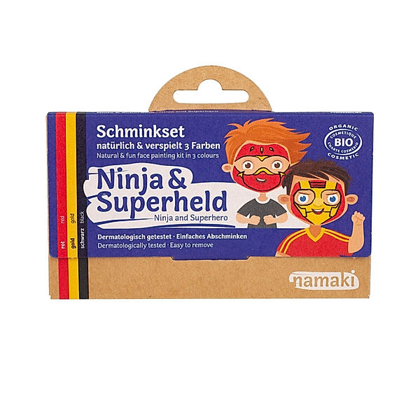 Namaki Schminkset NINJA & SUPERHELD 2-teilig