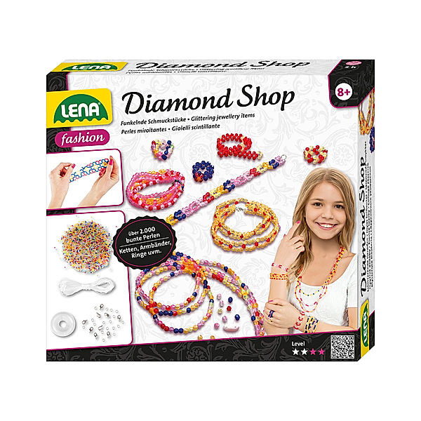 LENA® Schmuck-Bastelset DIAMOND SHOP in bunt