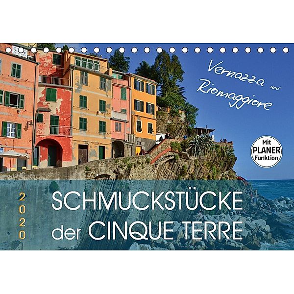 SCHMUCKSTÜCKE der CINQUE TERRE (Tischkalender 2020 DIN A5 quer), Jutta Heußlein