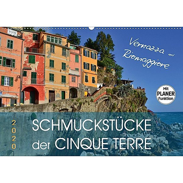 SCHMUCKSTÜCKE der CINQUE TERRE (Wandkalender 2020 DIN A2 quer), Jutta Heußlein